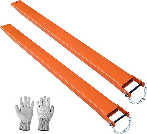 KftRocks Extensiones de horquilla de plataforma de carretilla elevadora de 82 pulgadas, 82 x 5.5 x 516 pulgadas (largo x ancho x grosor),
