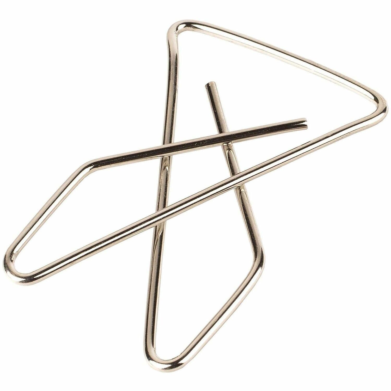 ACCO Brands ACCO Ideal Paper Clamp/Butterfly Clamp, Smooth, #2 Size(Small), 50/Box, 3-Pack (150 Clamps Total) (A7072643)