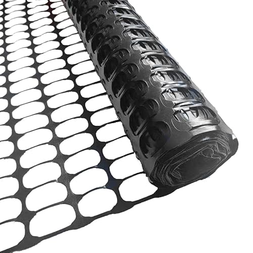 image for PotatoLife Plastic Mesh Fence Safety Fence, Extra Strength 4'x50' Roll