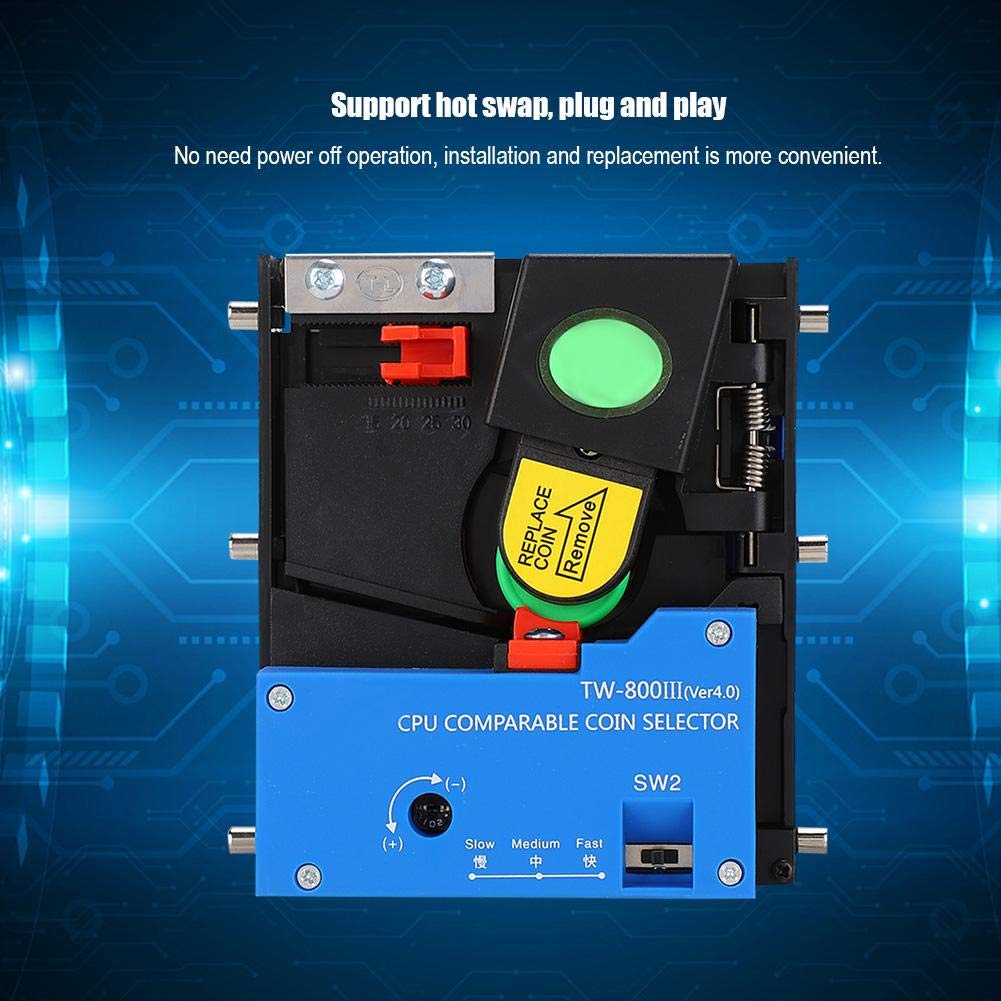 Amazon.co.jp: コインマシン、TW-800 lllCPU直立同等タイプコインセレクター大規模ゲーム用コインアクセプター : ホビー