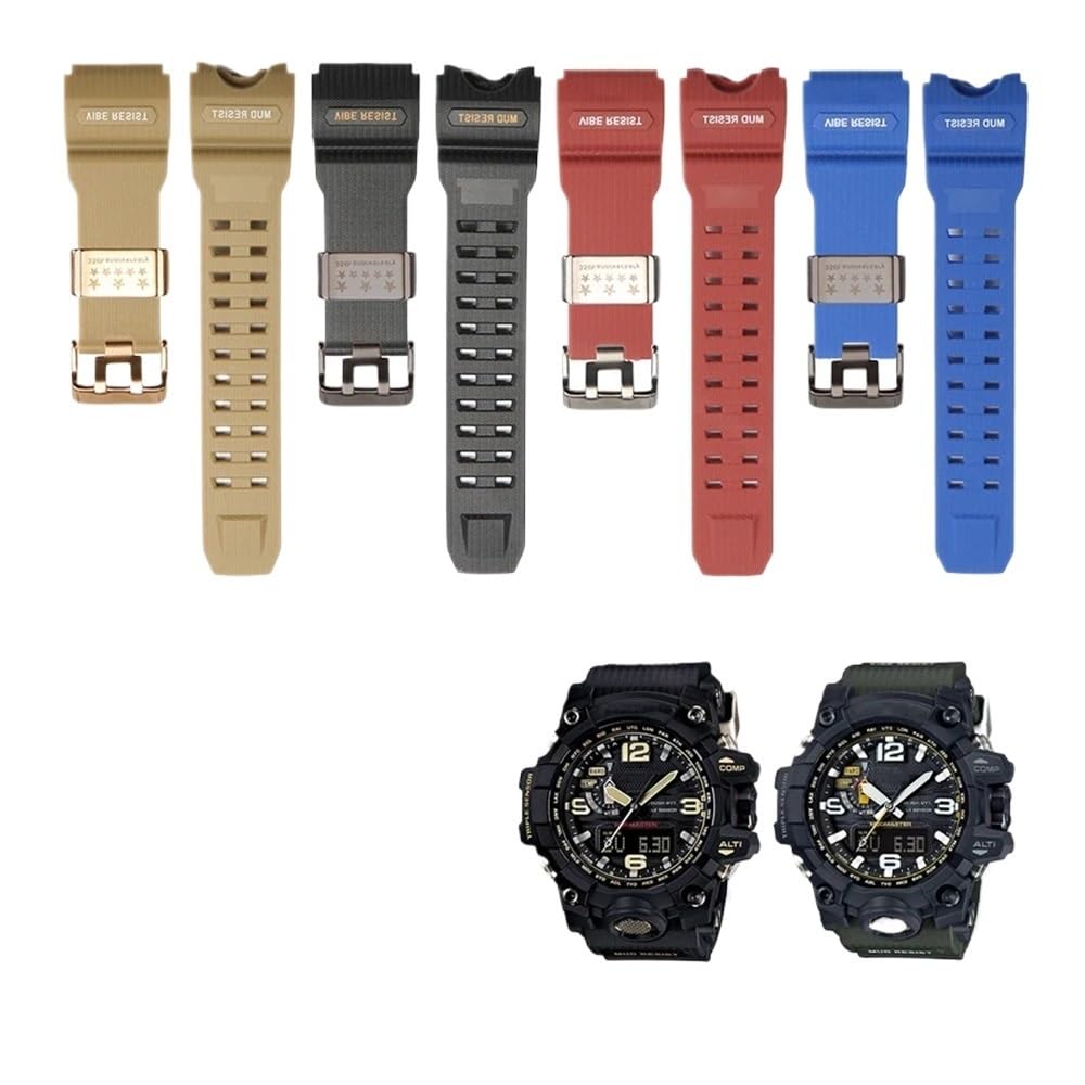 Męska klamra ze stali nierdzewnej z żywicy WatchBand pasuje do Casio g-shock GWG-1000