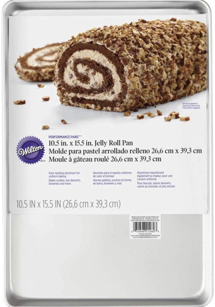 Buy Wilton Jelly Roll Pan 101/2" X 151/2" Uncoated Aluminum Online at