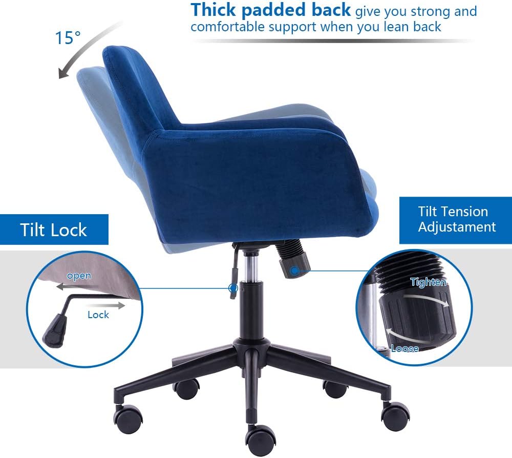 Buy Blue Makeup Chair Vanity Chair Velvet Office Chair Home Office Desk Chairs With Upholstered Back Buy Blue Makeup Chair Vanity Chair Velvet Office Chair Home Office Desk Chairs With Upholstered Back