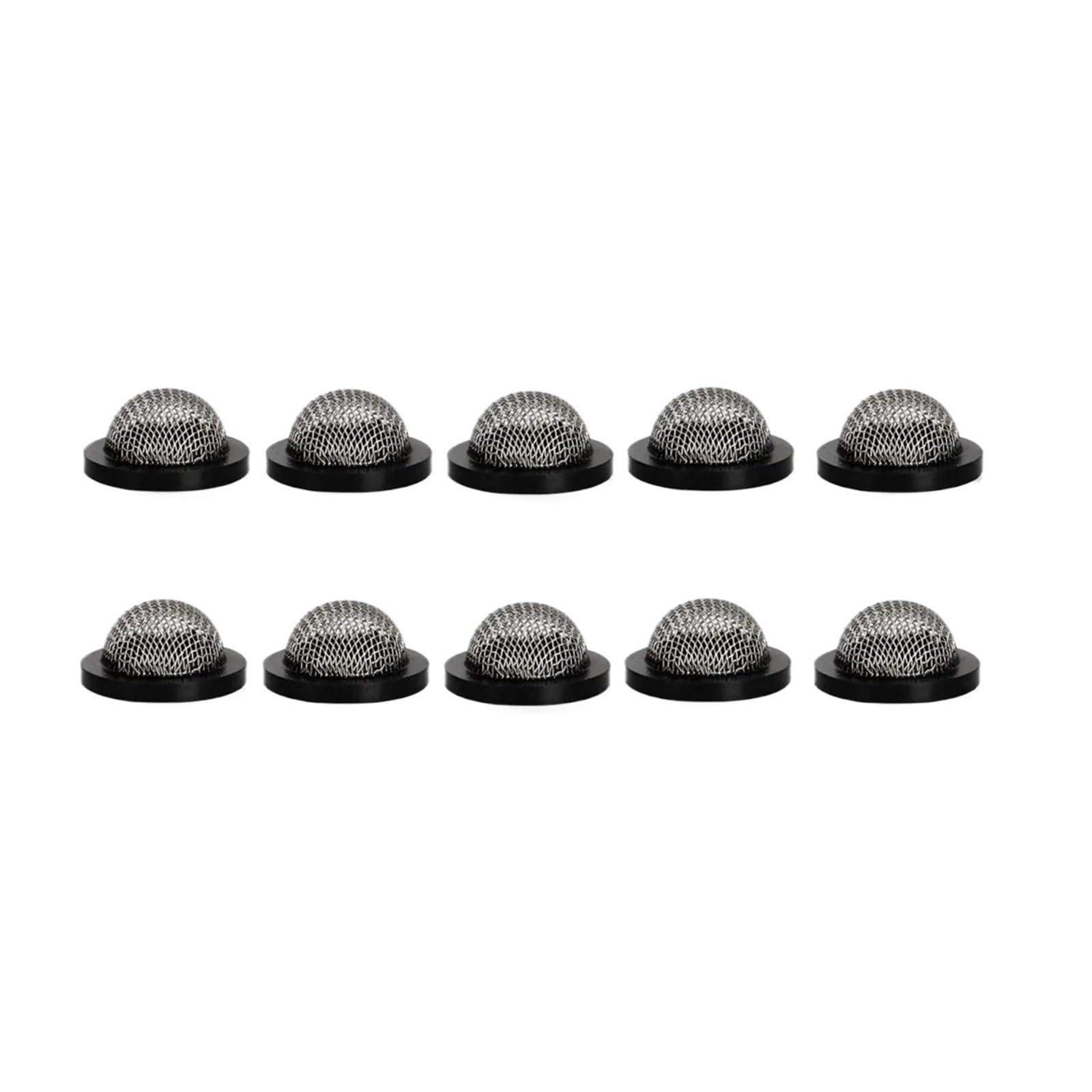 Arandela de Manguera 60 Piezas con Pantalla for jardín | 24,5 mm 19 mm 1/2" 3/4" arandelas de conexión de sellado de repuesto de malla de caucho de silicona(3 4)