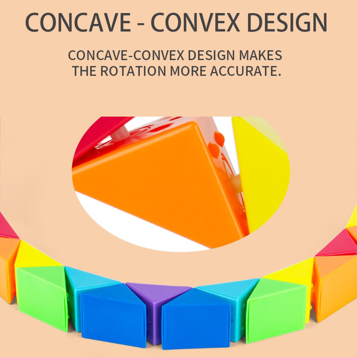 Serpent Magiques 32 Pièces Snake Puzzle Cube 24 Nœuds Magie Serpent
