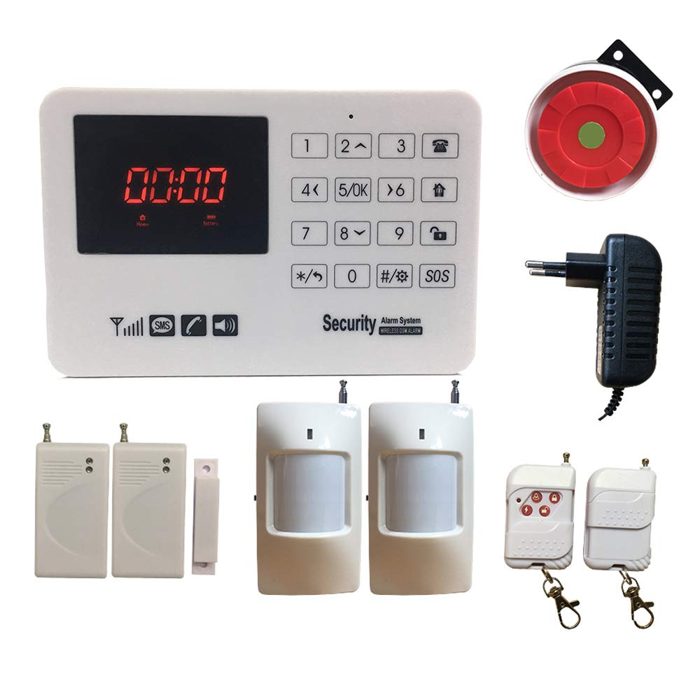 Système d'alarme sans fil GSM SMS b130-2p2d anti intrusion à commande tactile