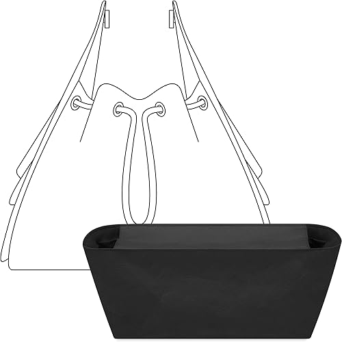 Purse Organizer Insert for CHANEL 25C Hobo S Handbag,Custom Fit Inside Lightweight Water Resistant Purse Insert with Premium Magnetic Flip Cover(Matte Black)
