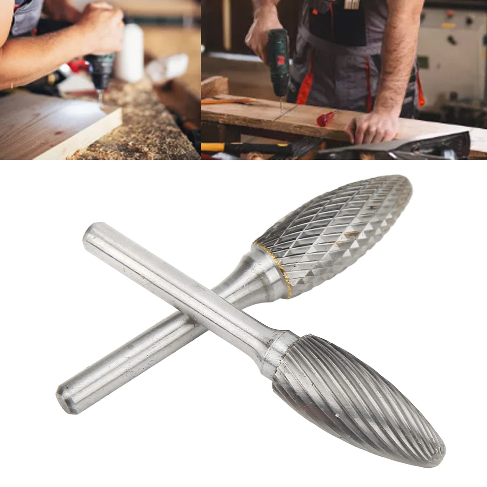 Yctze Schaft, Premium-Hartmetall für Metallarbeiten, Holzschnitzerei, Schleifen, Langlebiger Dura-6-mm-Schaft, Metallbearbeitungswerkzeuge, Holzschnitzwerkzeuge, Schmuckherstellungswerkzeuge,
