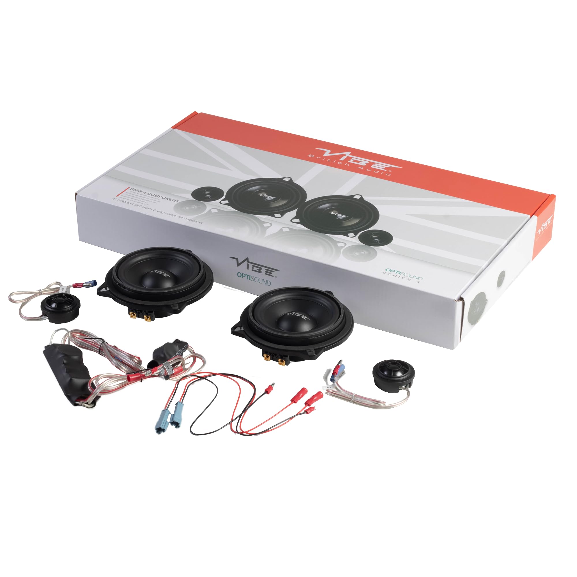 VIBE OPTISOUNDBMW4-V4 4″ BMW 6 Series   Plug & Play Speakers 345W