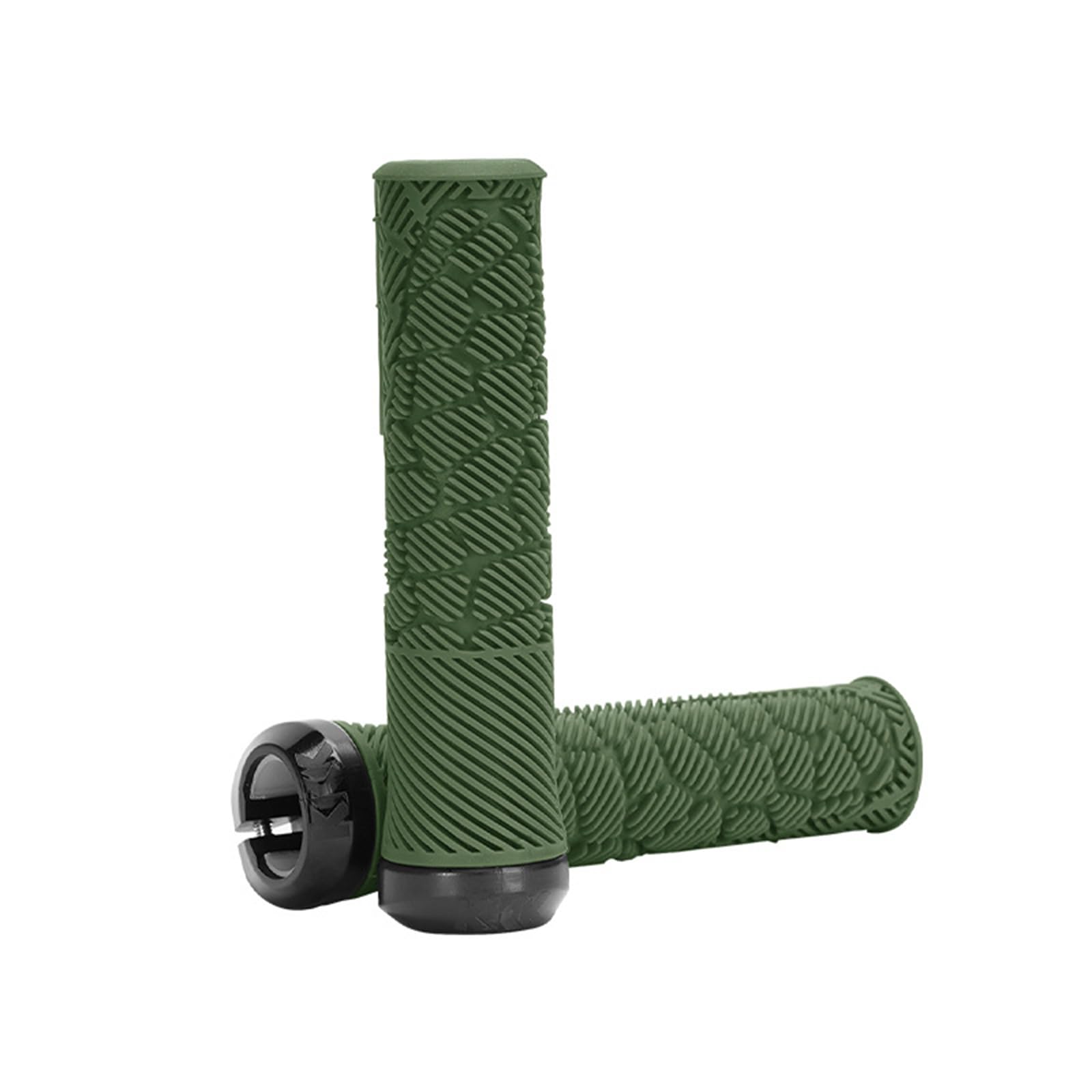 BWANGIAO 1Pair Rubber Bicycles Handlebar Grips Soft Shock Absorption Handle Rod Cover Waterproof Mountain Bike Grips Enduring