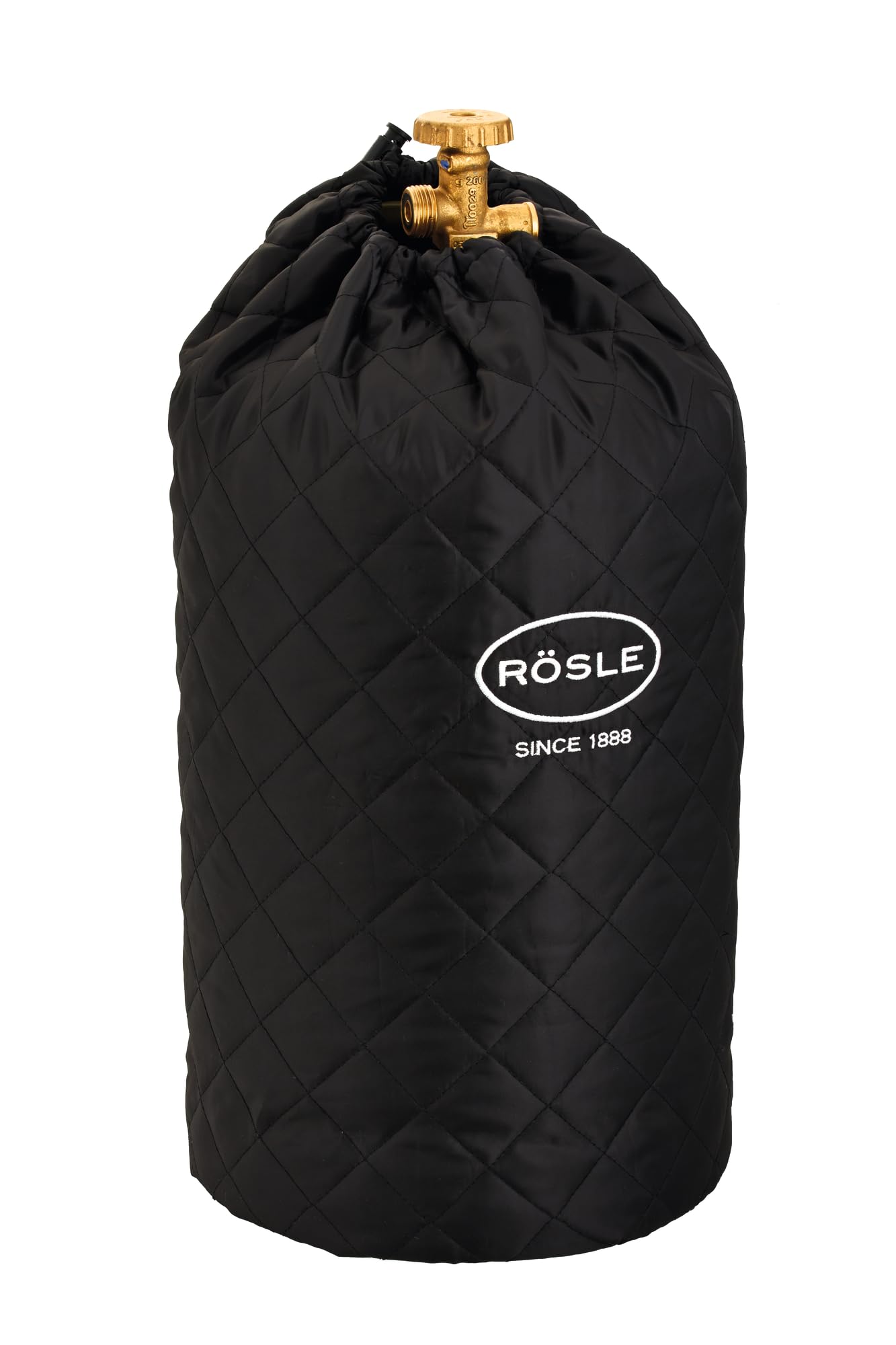 RÖSLE 25038 Protective Cover for Gas Bottle, Black, 5 kg