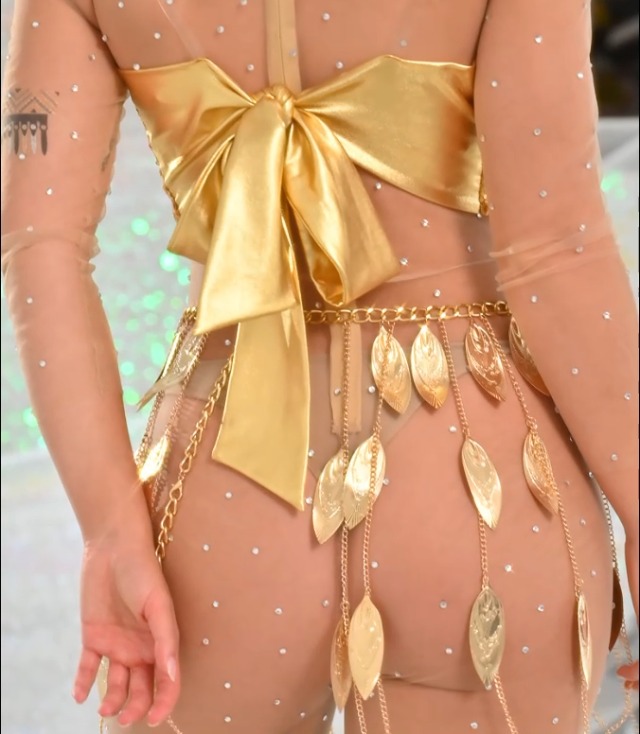 Amazon.com: BODIY Women Gold Belly Dance Skirt Fringe Waist Chain