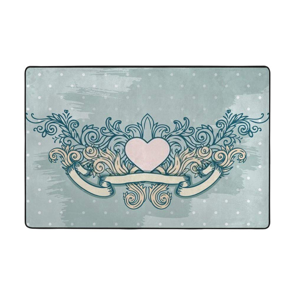 Tapis de Saint-Valentin bleu Ruchen pour créer une ambiance cocooning dans le salon