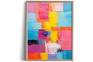 Elevate Your Space with Abstract Wall Art: Vibrant Mid-Century Modern Accents