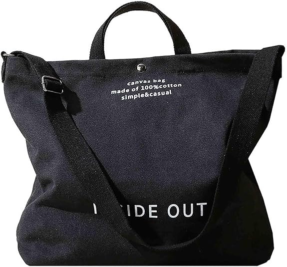 Women Canvas Tote Handbags Casual Shoulder Work Bag Crossbody Top Handle Bag Cross-body Handbags