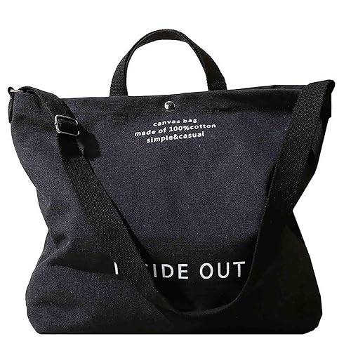 Women Canvas Tote Handbags Casual Shoulder Work Bag Crossbody Top
