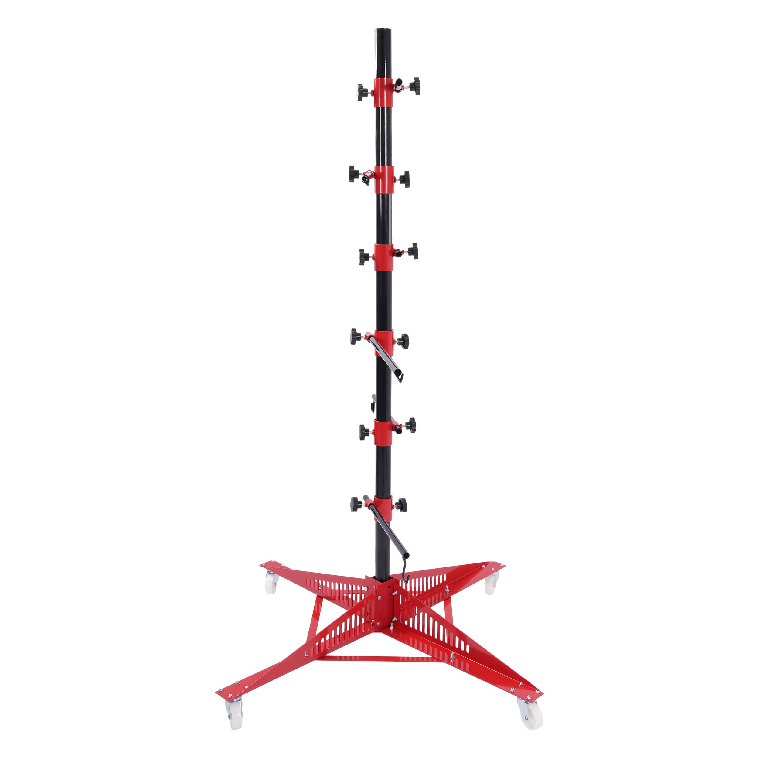 Kojem 72In Universal Auto Paint Rack Stand Tree Holder Adjustable Center Post Steel Powder Coated