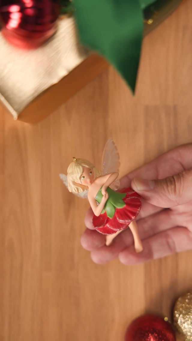 Hallmark Keepsake Christmas Ornament 2023, Fairy Messengers Carnation Fairy