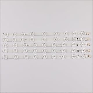 TV LED Bars Compatible with VESTEL K40DLV2F VES400UN VES400UNDS01B LED Backlight Strips Kit 9 LED Lamps Lens 5 Bands 9FLHY168D 39FPD274D (Size : Light bar only)