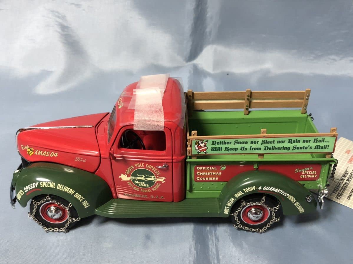 Amazon.co.jp: Franklin Mint Ford Christmas Truck 1/24 2004 : Toys