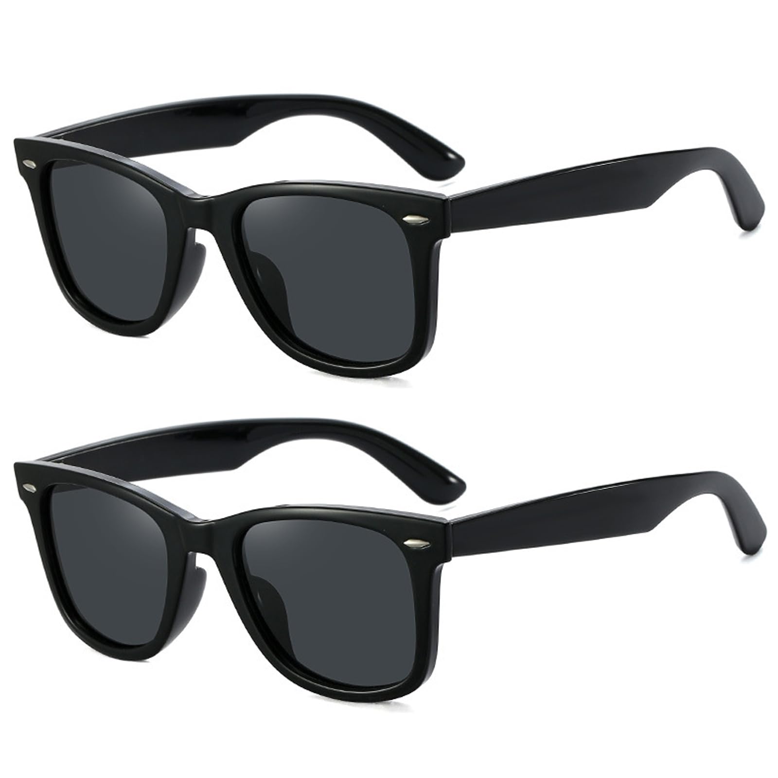 Polarized Sunglasses For Men Women Retro Tr90 Frame Square 