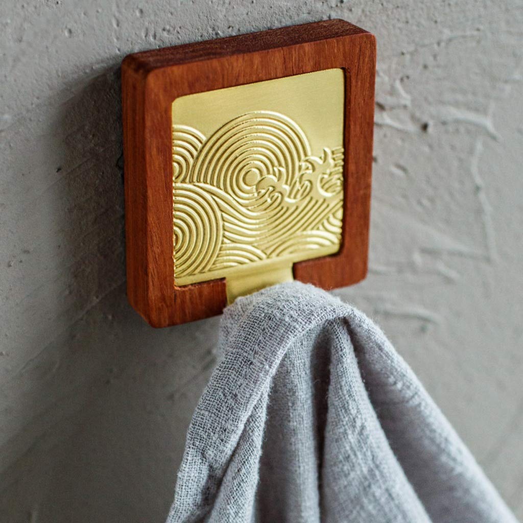 Percheros Para Colgar Abrigos Appendiabiti a parete Appendiabiti in ottone Gancio singolo Appendiabiti a parete for porta della camera da letto del bagno retrò creativo Perchero Para Colgar Bolsas