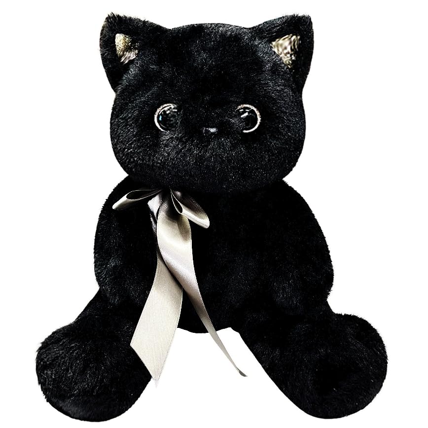 Amazon.co.jp: uoozii 12インチ | 2ポンド 黒猫 加重ぬいぐるみ 無香料