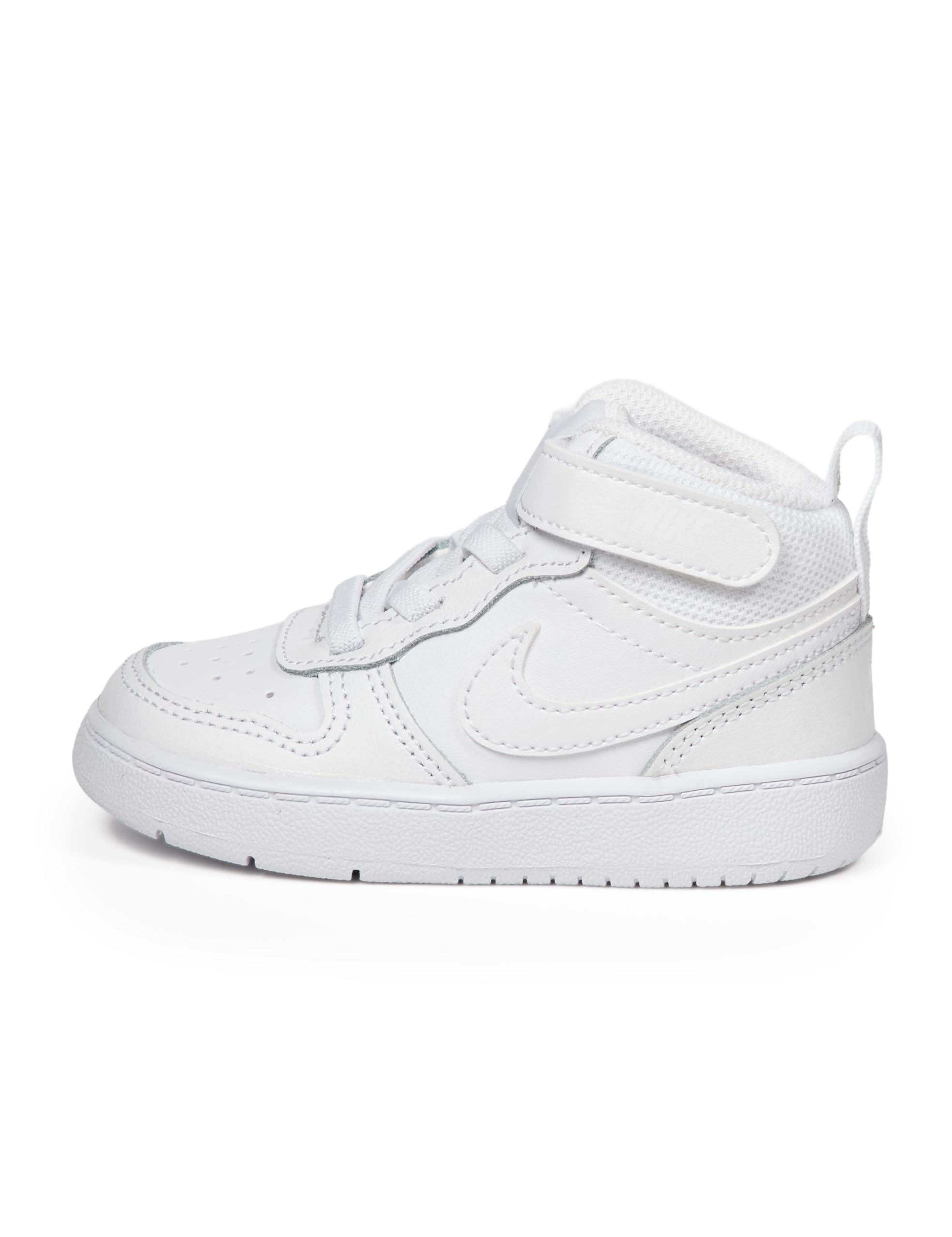 Nike Unisex Newborn White (Td) Court Borough Mid 2 'Triple ' Cd7784-100