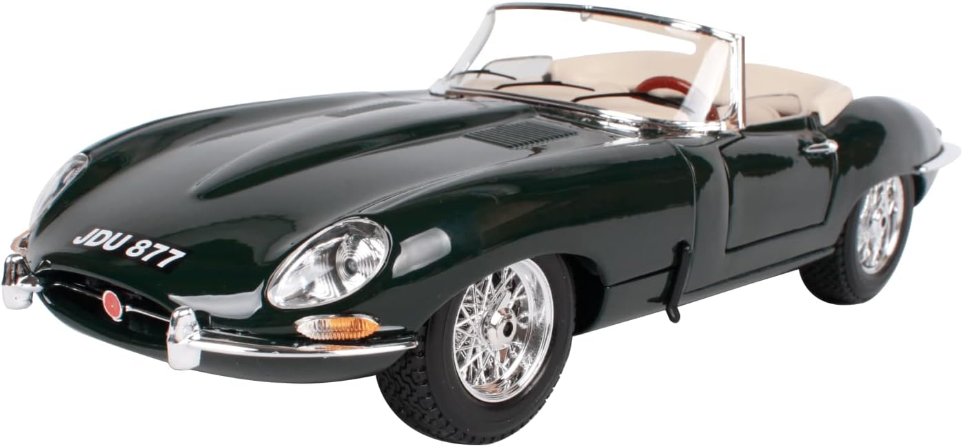 Jaguar E-Type Cabriolet 1/18 Diecast Model Car 12046 Green