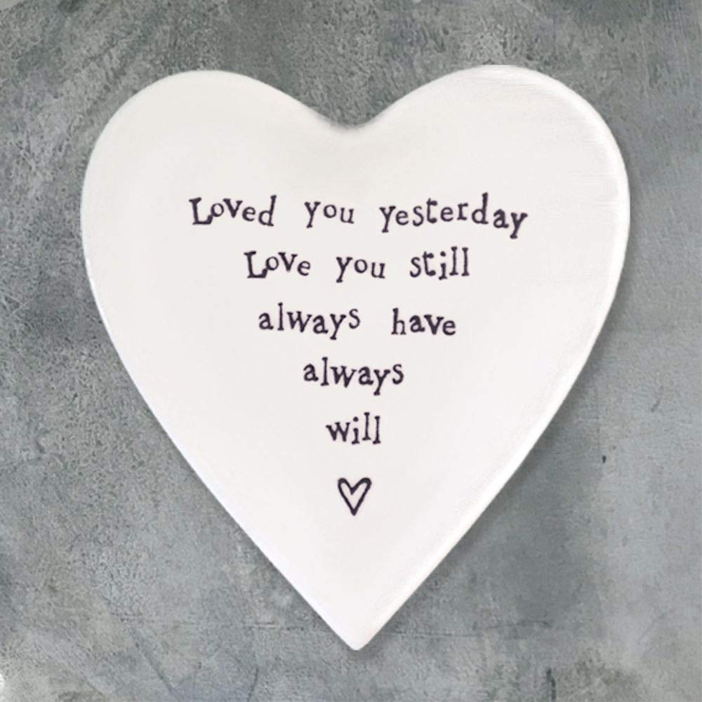 Loved You Heart Coaster