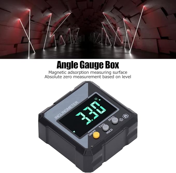 Medidor Digital de Ángulo con Inclinómetro Magnético miniatura 6