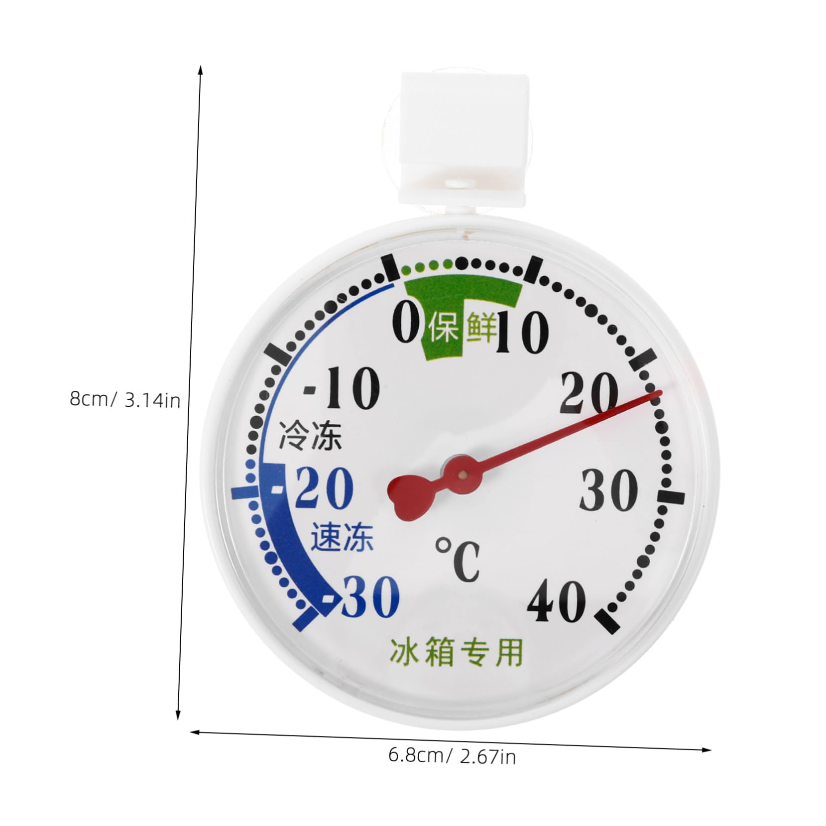 DOITOOL Freezer Temperature Indicator Fridge Temperature Indicator Cold Storage Thermometer