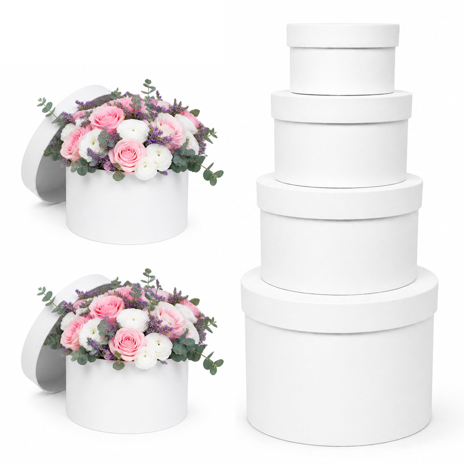 Photo 1 of BqyioqY 4 Pcs Flower Gift Boxes