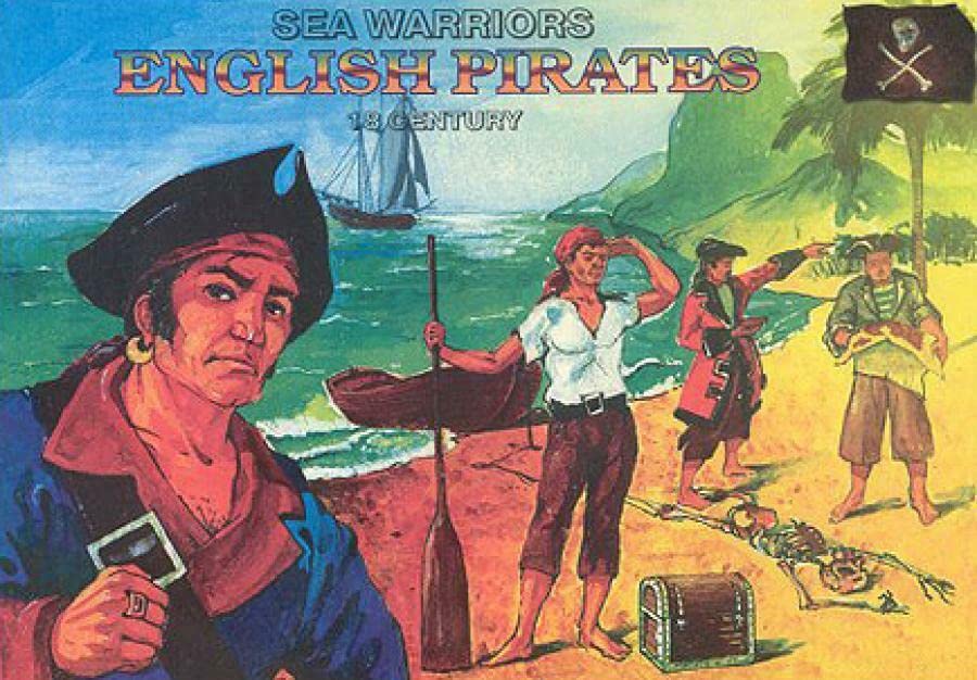 Orion 72001-1/72-18th Century English Pirates Plastic Model Kit