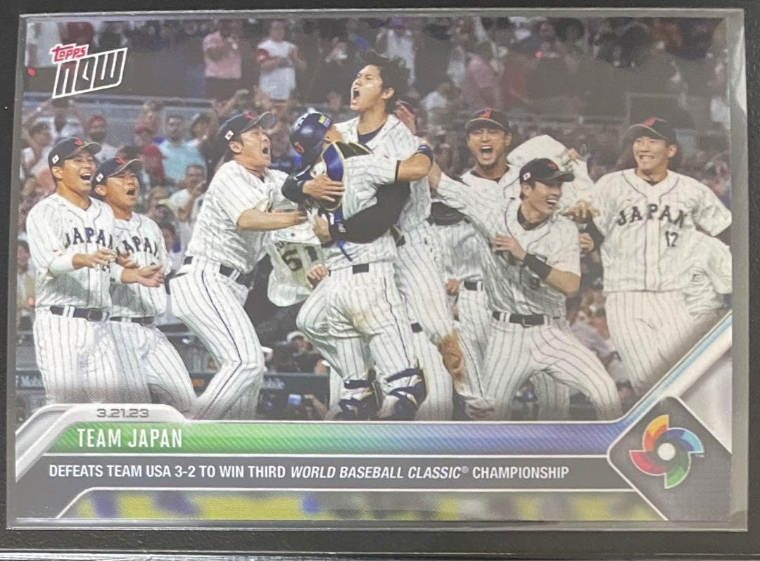Amazon.co.jp: TOPPS now WBC #WBC-72 日本代表 大谷翔平 : スポーツ