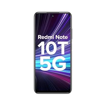 Refurbished) Redmi Note 10T 5G (Graphite Black, 4GB RAM