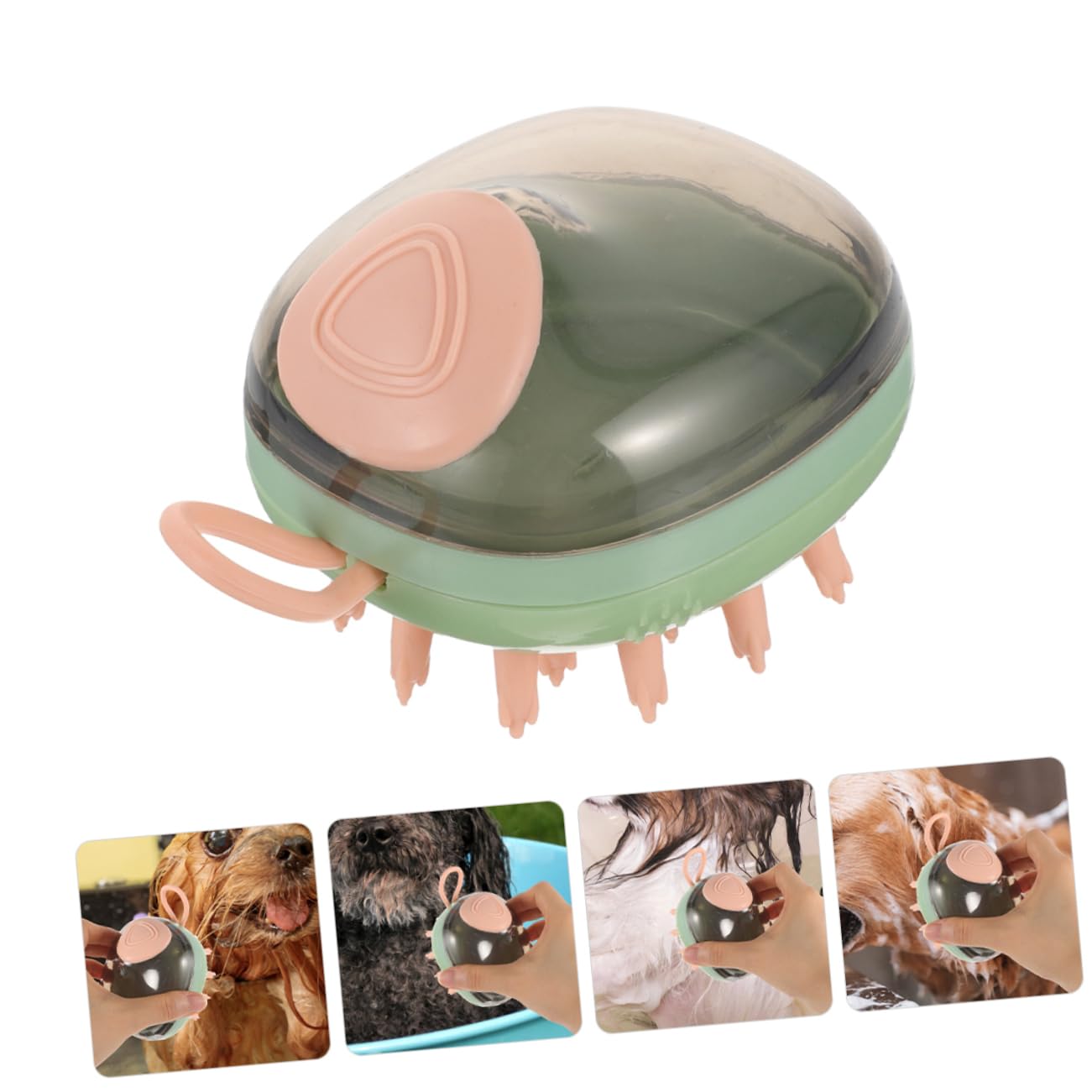 YARNOW 5 Piezas Cepillo De Baño Para Perros y Gatos Masajeador Champú Mascotas Cepillo De Baño Para Cachorros Cepillo Para Perros Para El Aseo Peine Para Gatos y Cerdas