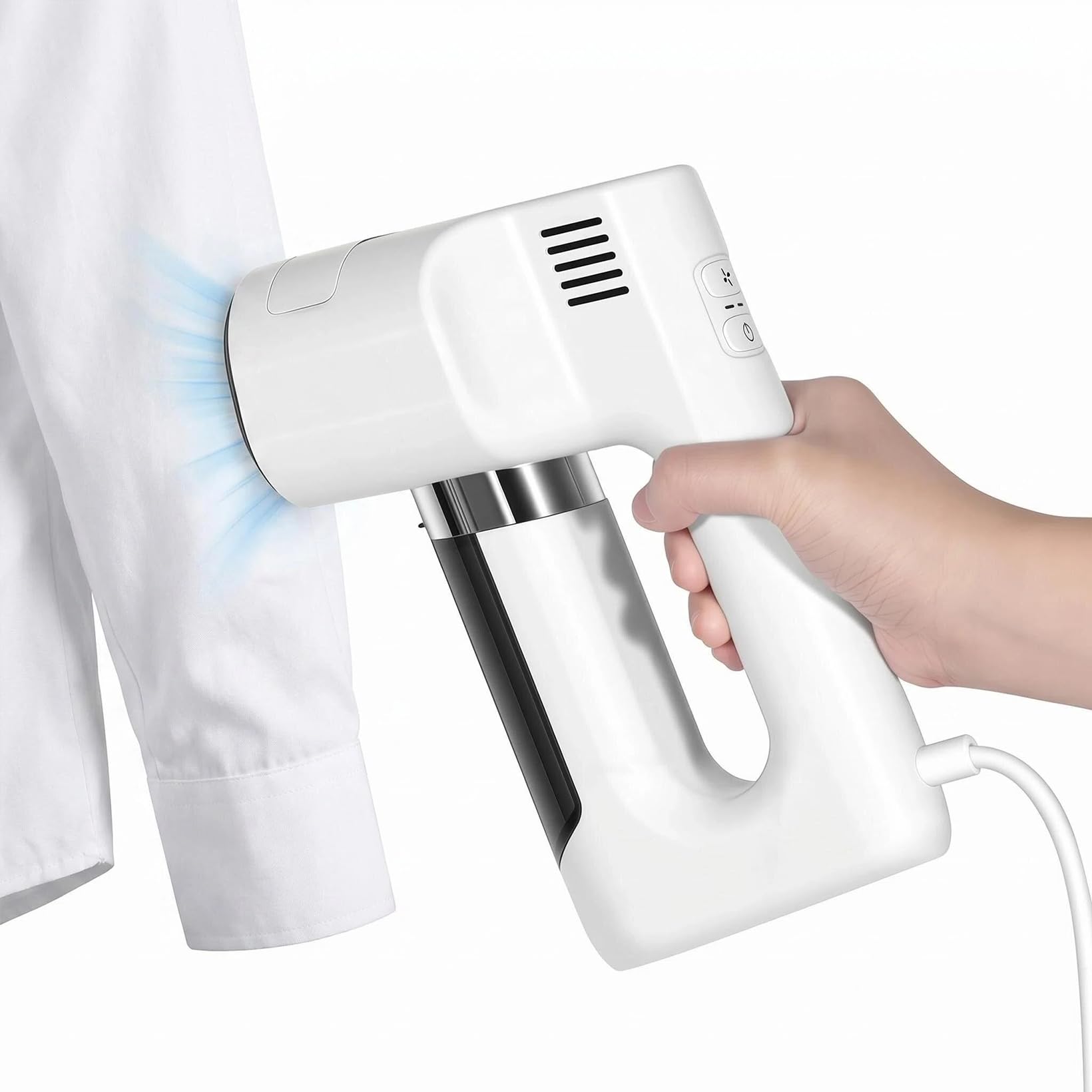 Vaporera con aspiración 3200pa Plancha de vapor | portátil 2-en-1 Combo vaporera y plancha Calentamiento rápido para viaje