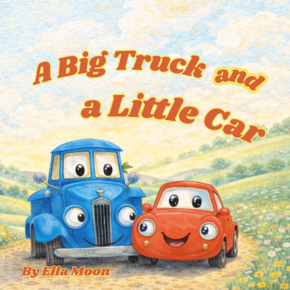 A Big Truck And A Little Car: A Truck and Car Friendship Story About Teamwork and Helping Each Other