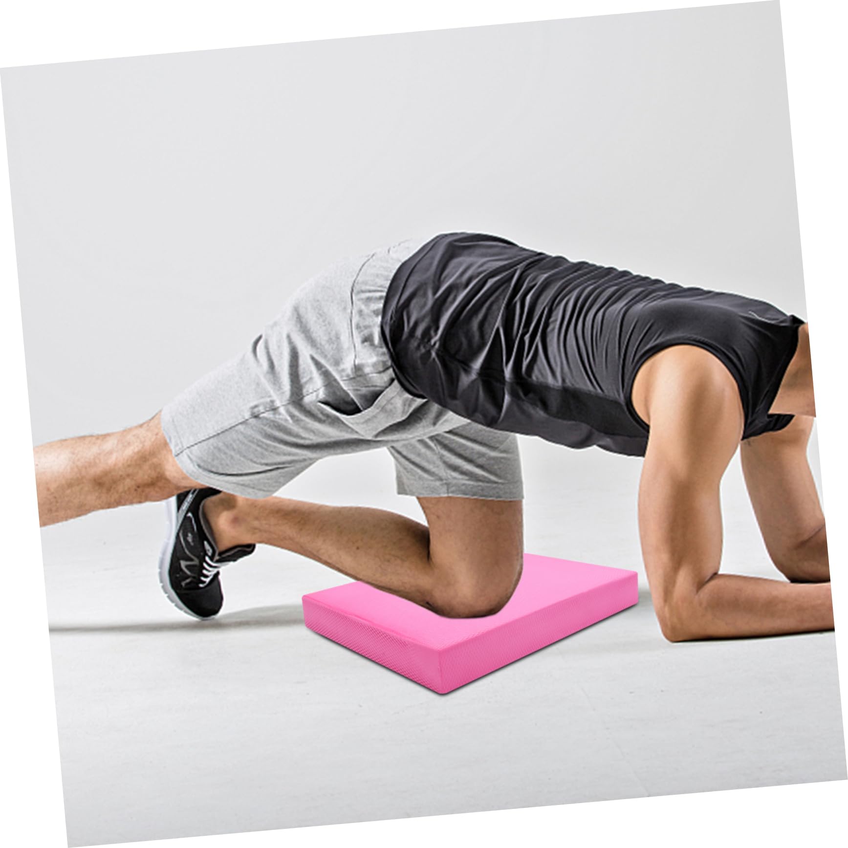 UKCOCO Almohadilla De Equilibrio Ecológica Disco De Equilibrio Cojín De Estabilidad Soporte para y Tobillos Ejercicios De Yoga Entrenamiento De Core Rehabilitación