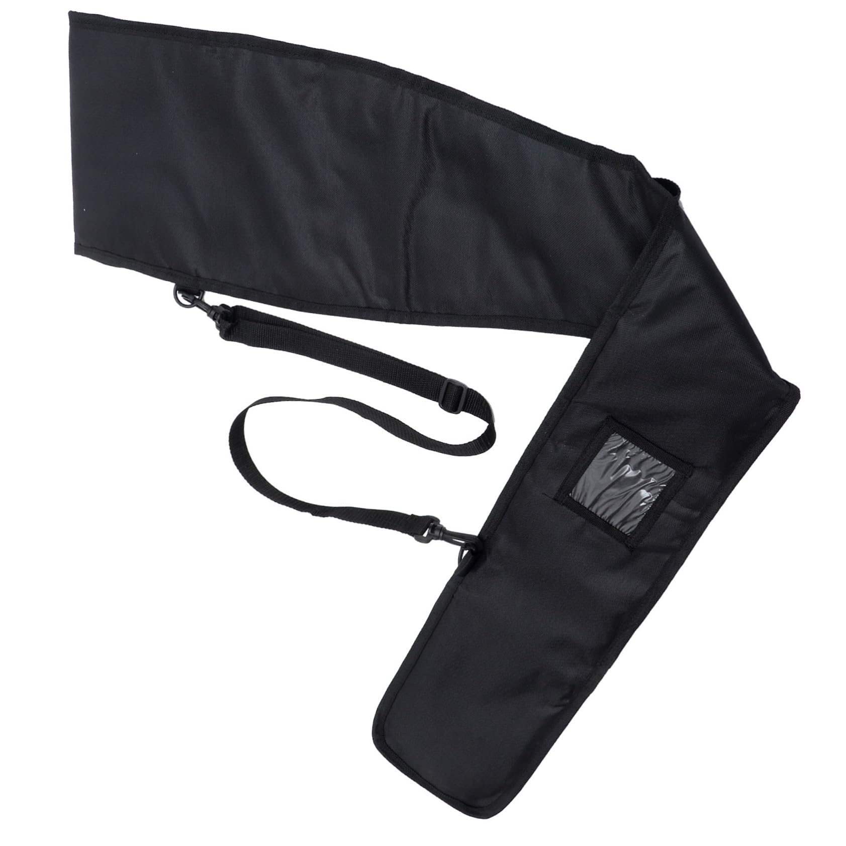 POPETPOP Paddle Bag Outdoor Storage Bag Dry Carrying Folding Sup Paddle Shoulder Strap Paddle Cover Bag Storage Pocket Oar Waterproof Pouch Covers Foldable Black Oxford Cloth