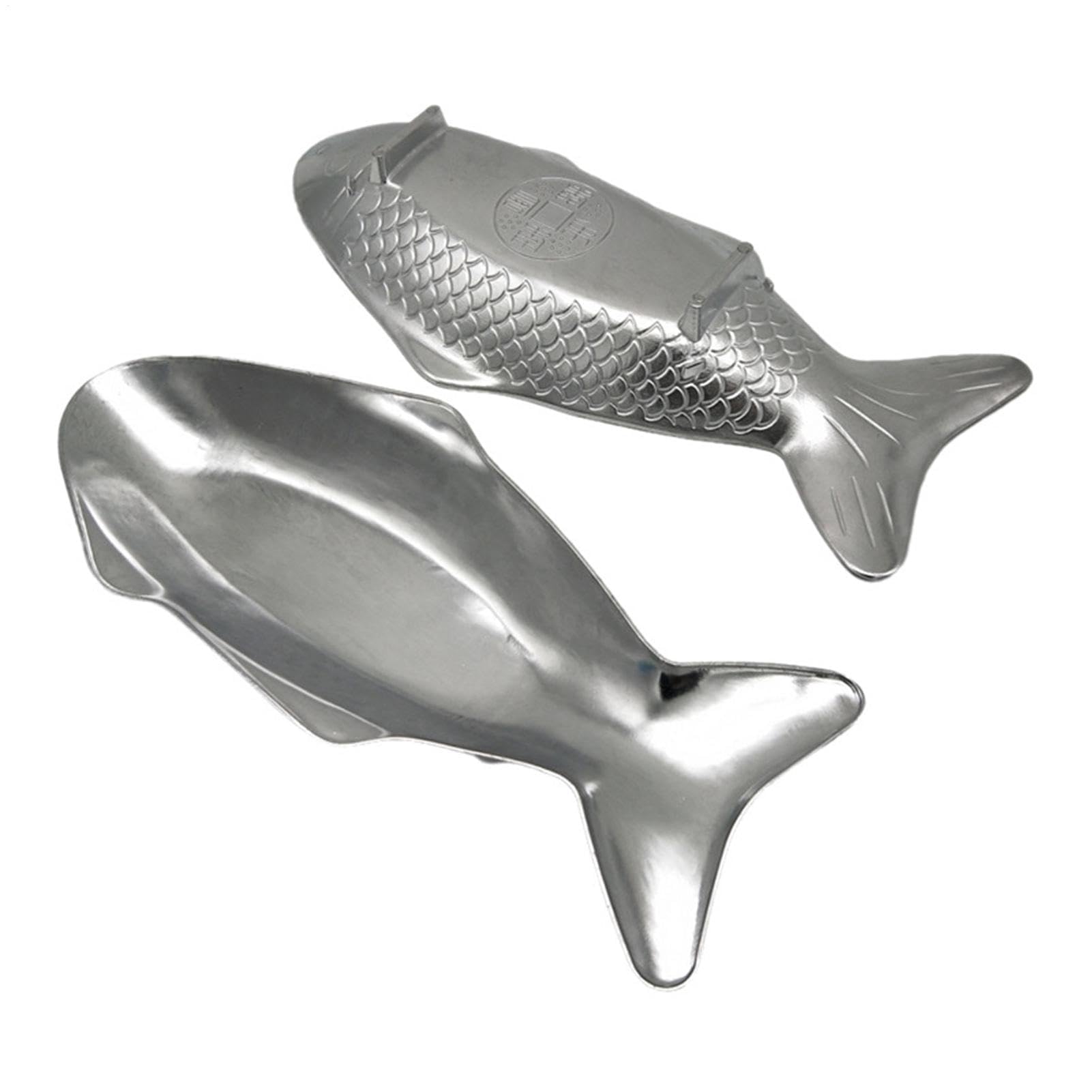 Juego de bandejas de platos de pescado: olla caliente de aluminio para barbacoa, cena familiar, comida callejera asiática, utensilios de cocina versátiles de mariscos para entretenimiento y cocina al
