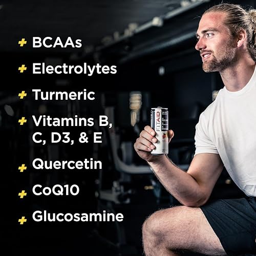 Miniatura 5 de FITAID - Bebida de recuperación después del entrenamiento, limonada de fresa, BCAA, glucosamina, electrolitos, omega-3s, paleo, vegano y sin gluten,