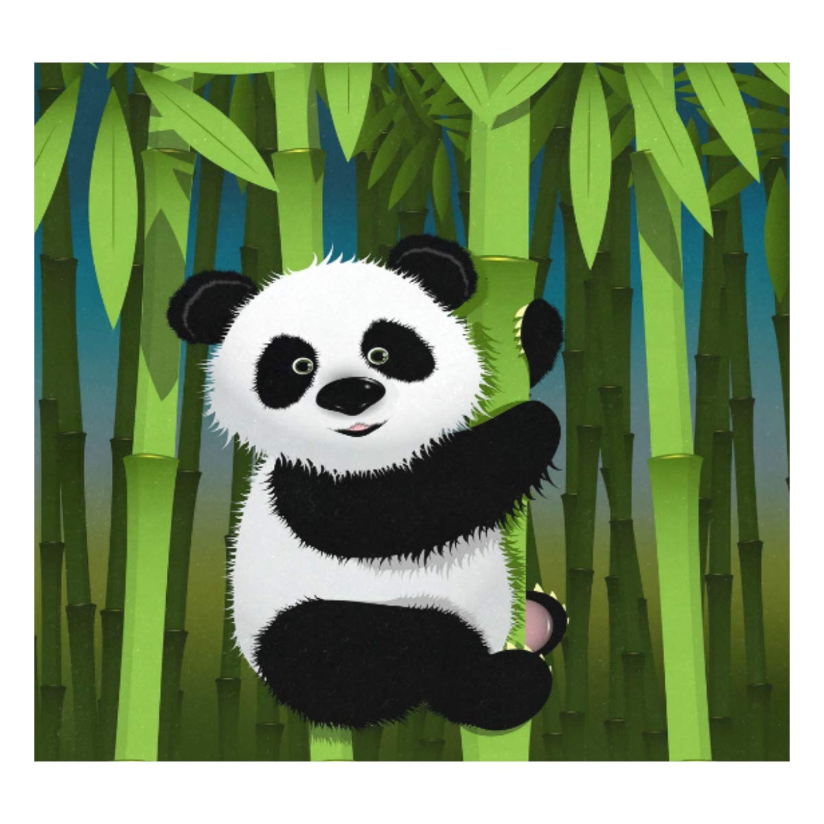 Taza de viaje aislada al vacío de acero inoxidable con doble pared a prueba de fugas, botella de panda, impresión personalizada impresa en piel auténtica, termo de 500 ml