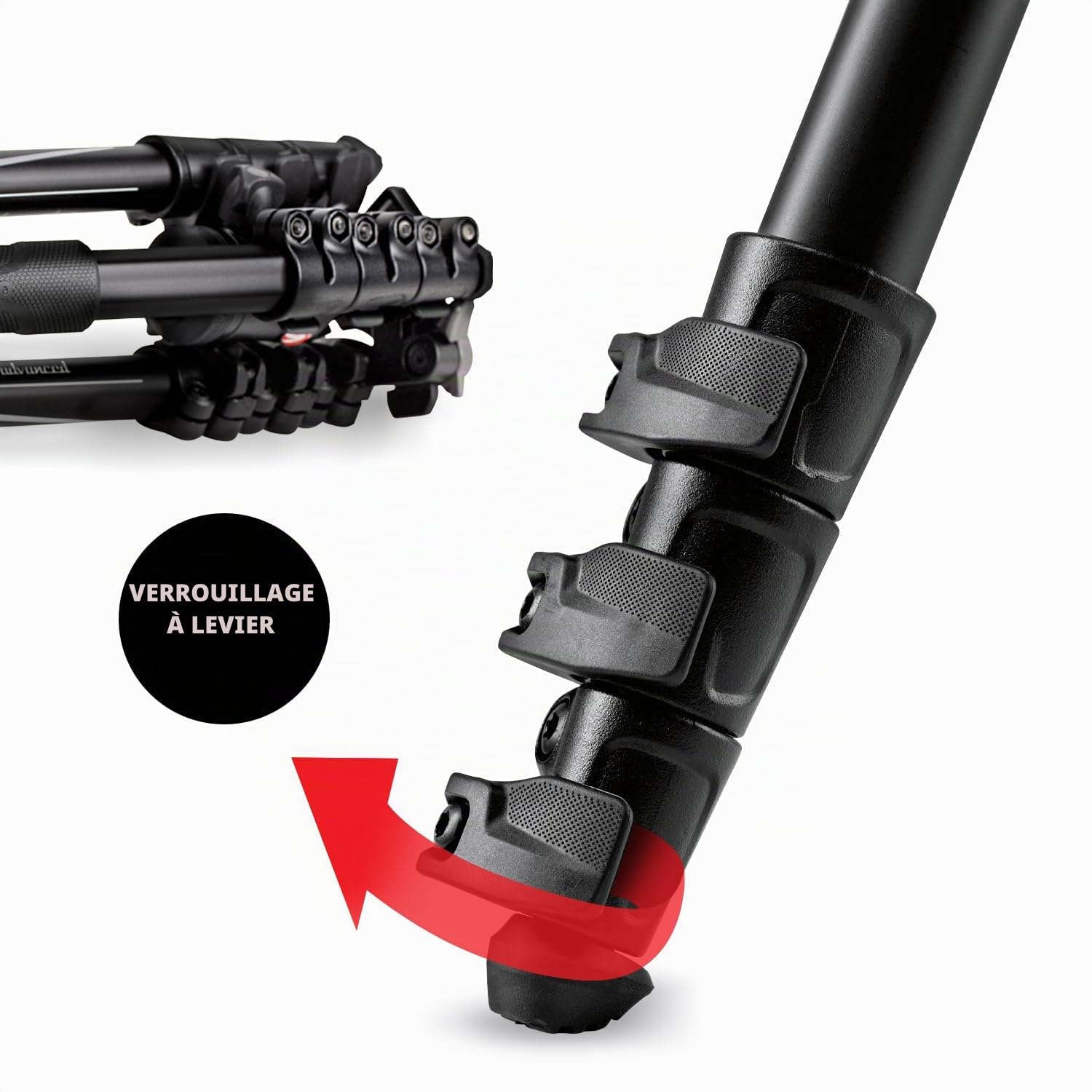 Manfrotto Befree Advanced Camera Tripod with Lever Closure, Portable and Compact Travel Tripod Kit with Ball Head, Aluminium Tripod for DSLR Reflex and Mirrorless Cameras, Camera Accessories