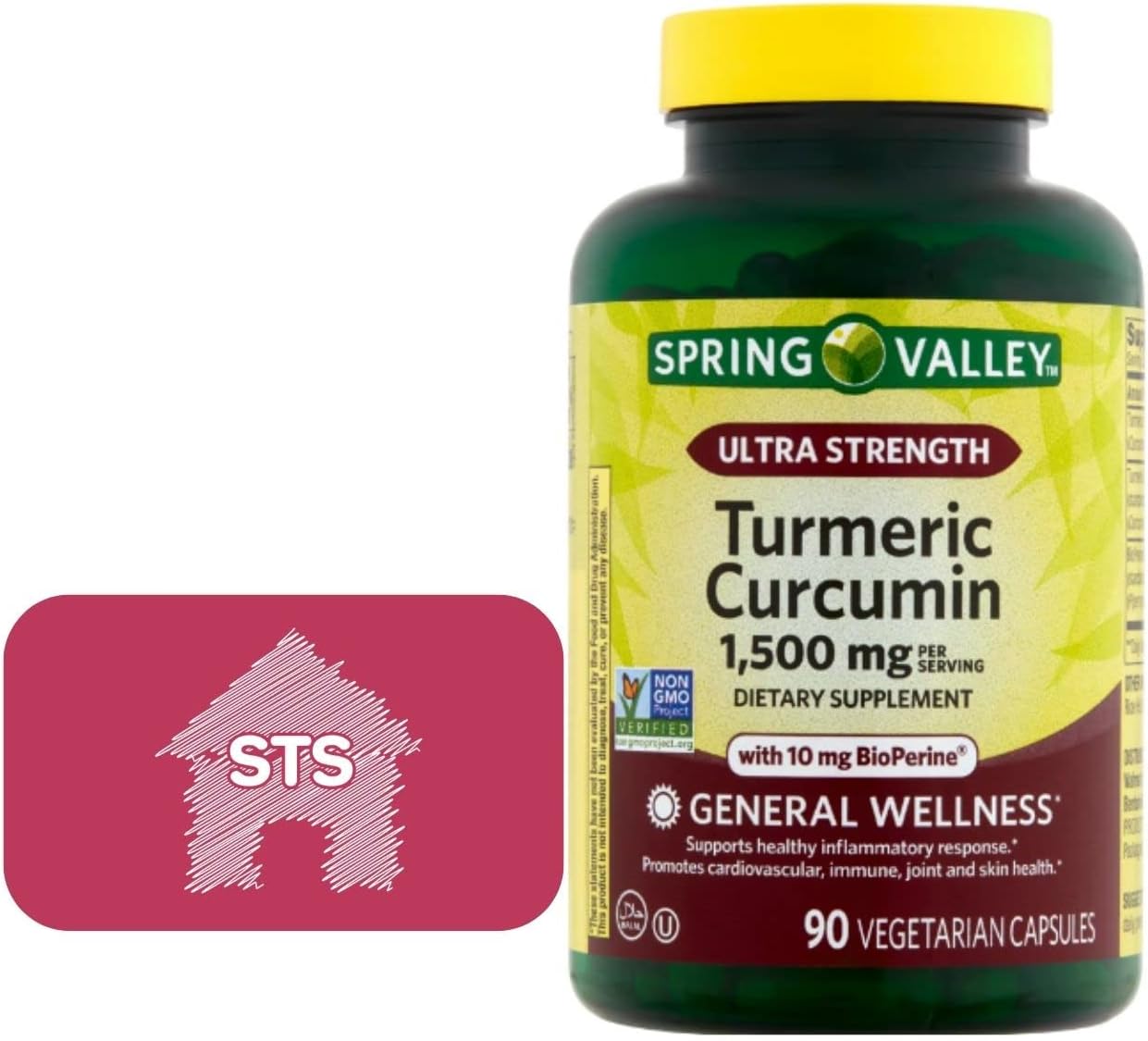 Spring Valley Turmeric Curcumin 1000 mg Complex Extra