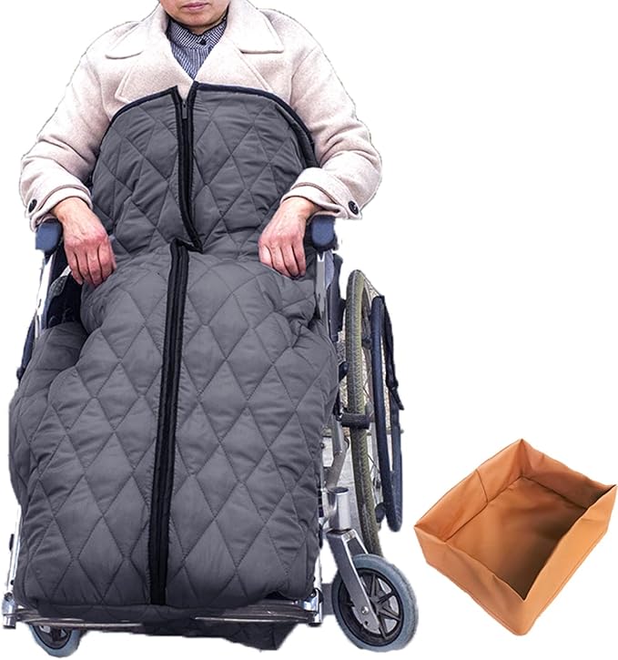 Wheelchair Blanket Winter, Footmuff for Adult Wheelchairs, Light