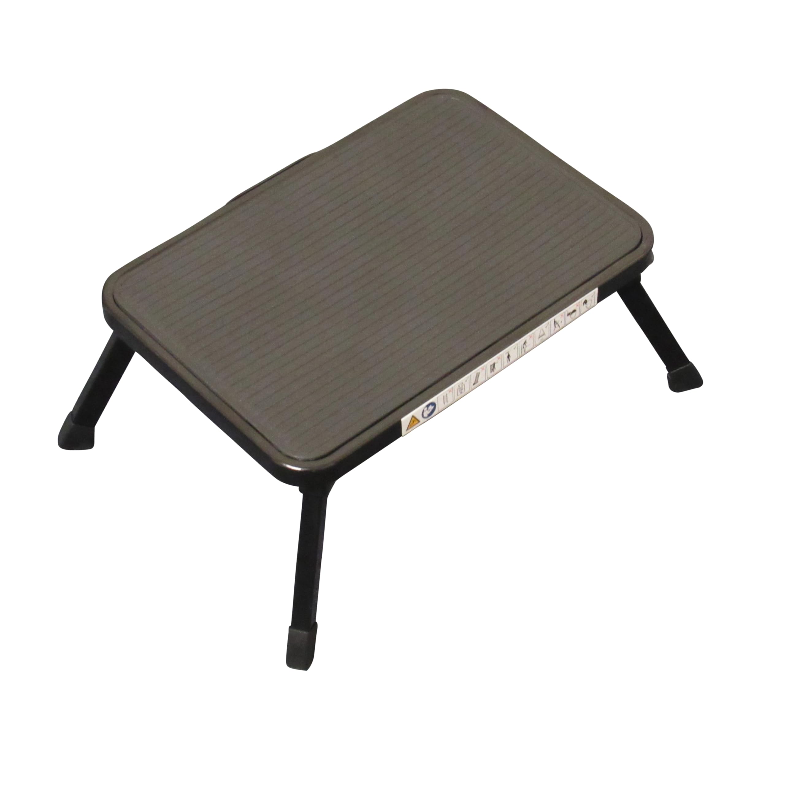 Single Folding Step Stool (Non Slip Caravan Platform Foldable Choice of Colours)