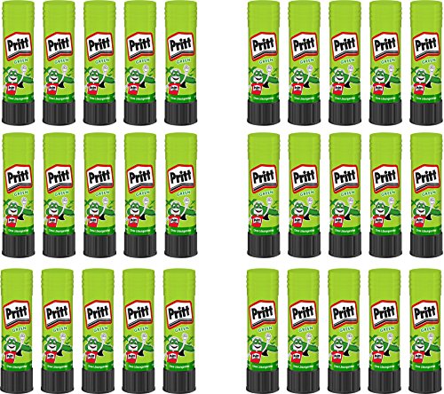 Preisvergleich Produktbild Pritt Klebestift, auswaschbar, ablösbar, ohne Lösungsmittel (30 Stück, 10g Grün)