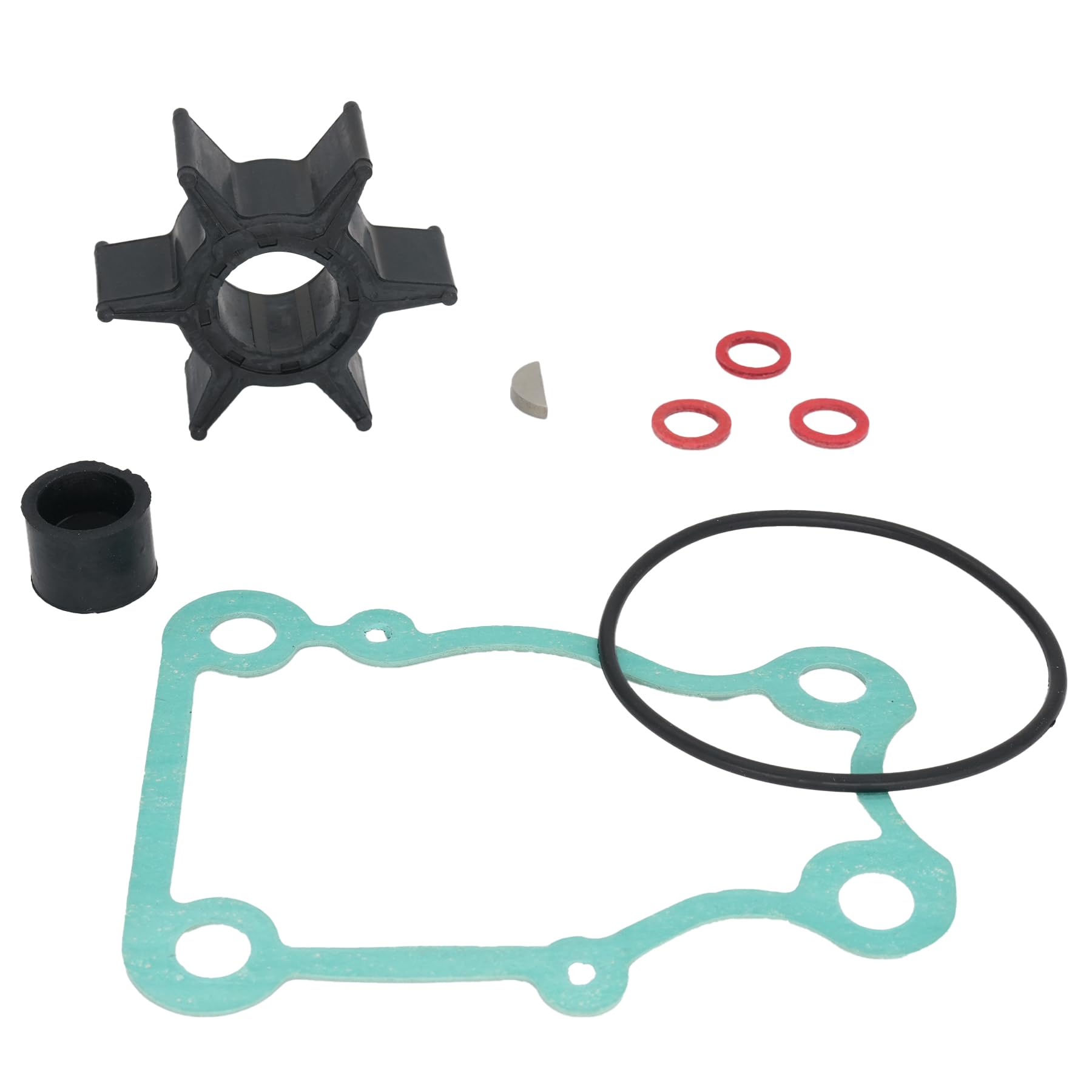 6H3-44352 Marine Wasserpumpe Impeller Service Kit Kompatibel mit Yamaha 2-Takt 40 50 PS und 4-Takt 40 50 60 PS Boot Außenbordmotor Ersatz 6H3-44352-01 697-44352-00 Sierra 18-3069